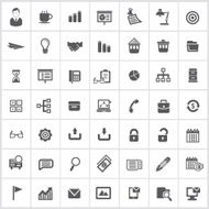 Office icons vector N7