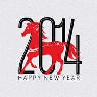 Year of the horse card N2