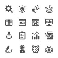 seo and internet marketing icon set 2 vector eps10