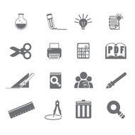 tools learning icon set 5