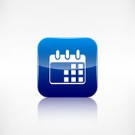 Calendar organizer icon Date symbol N3