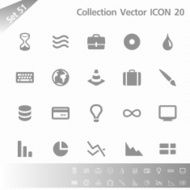 Collection icons Gray Set 51