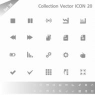 Collection icons Gray Set 36