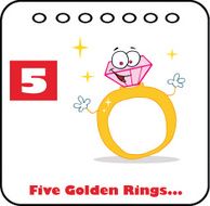 Twelve Days Of Christmas Calendar 5
