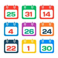 calendar icons N43