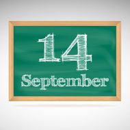 September 14 day calendar school board date