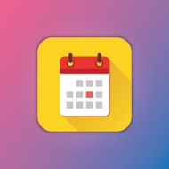 Vector calendar icon N19