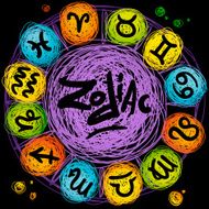 Vector astrological icon set N2