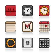 Retro organizer icon