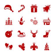 christmas icon set vector eps10 N2