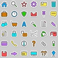 Web set icons