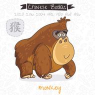 Chinese Zodiac Sign Monkey