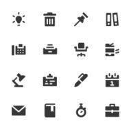 Office work icons - Bold