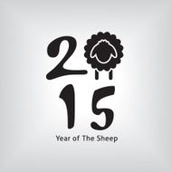 Year of The Sheep Square Design