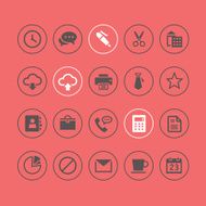 Office and Web Light Icons N2