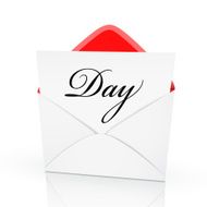 the word day on a card