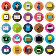 Flat Office &amp; Business icons