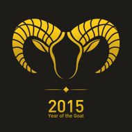 Happy new year 2015 Year of the Goat N4