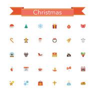 Christmas flat icons N2