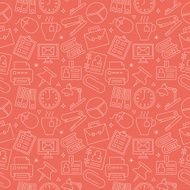 office line icon pattern set N10