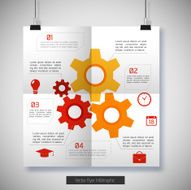 Flat Business Infographic Background N12