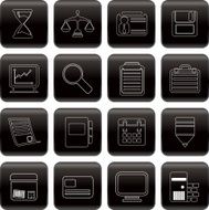 Line Business and office Icons