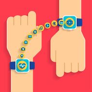 Smart watch illustrate N6