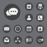 Business icons set N38