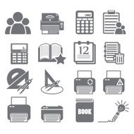 tools learning icon set 4