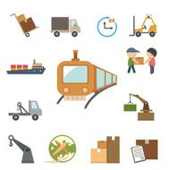 Shipping and Logistics Icons N2