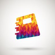 symbol with colorful diamond N2