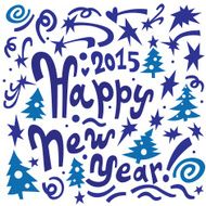 Happy New Year - lettering N2