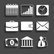 simple set of business icons2