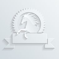 new year horse vector N4