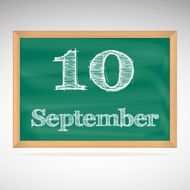 September 10 day calendar school board date