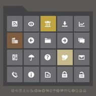 Office icons set 1