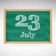 July 23 day calendar school board date