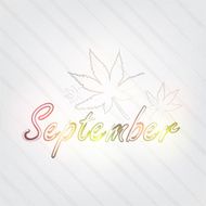 September Typography N2