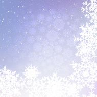 Christmas background with snowflakes EPS 8 N8