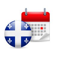 Icon of National Day in Quebec