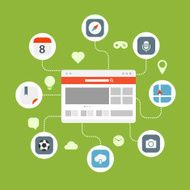 Web browser information transfer concept