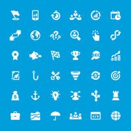 Corporate Business vector icons set