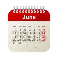 calendar 2015 - june