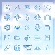 25 Business icons set