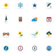 Icon set Weather Color