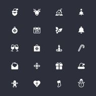 Christmas simple icons