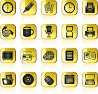 Business and Office tools icons N7