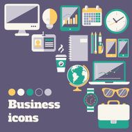 Business icons set N41