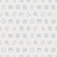 office line icon pattern set N12