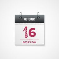 boss day calendar background